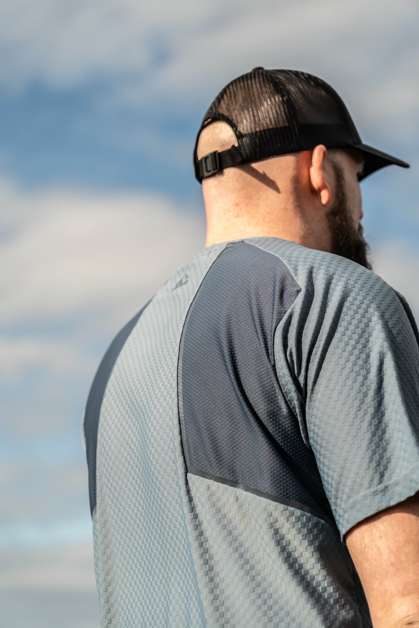 Blue Marl Trail Cool T-Shirt