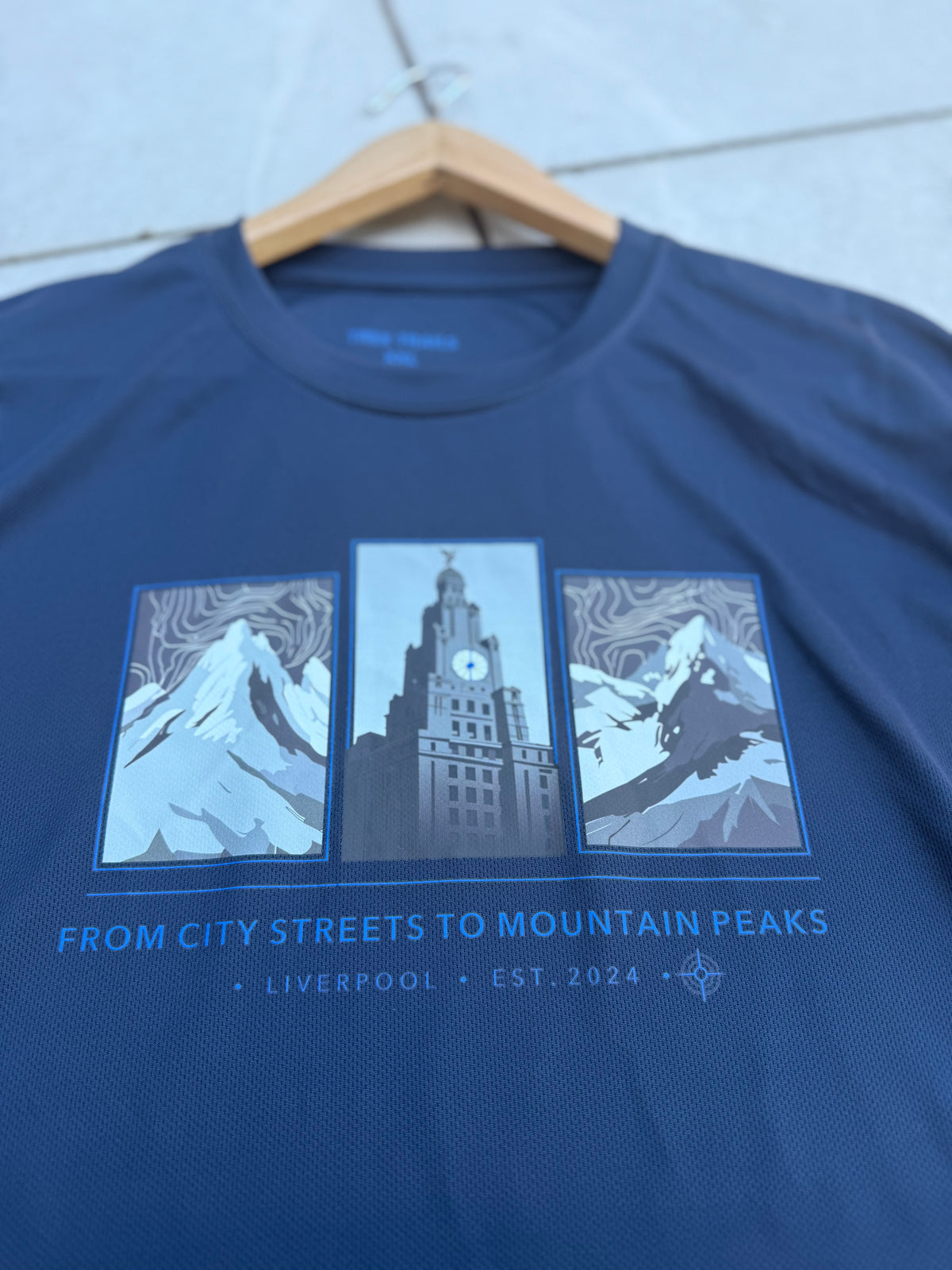 Urban Peak T-Shirt (Navy Blue)