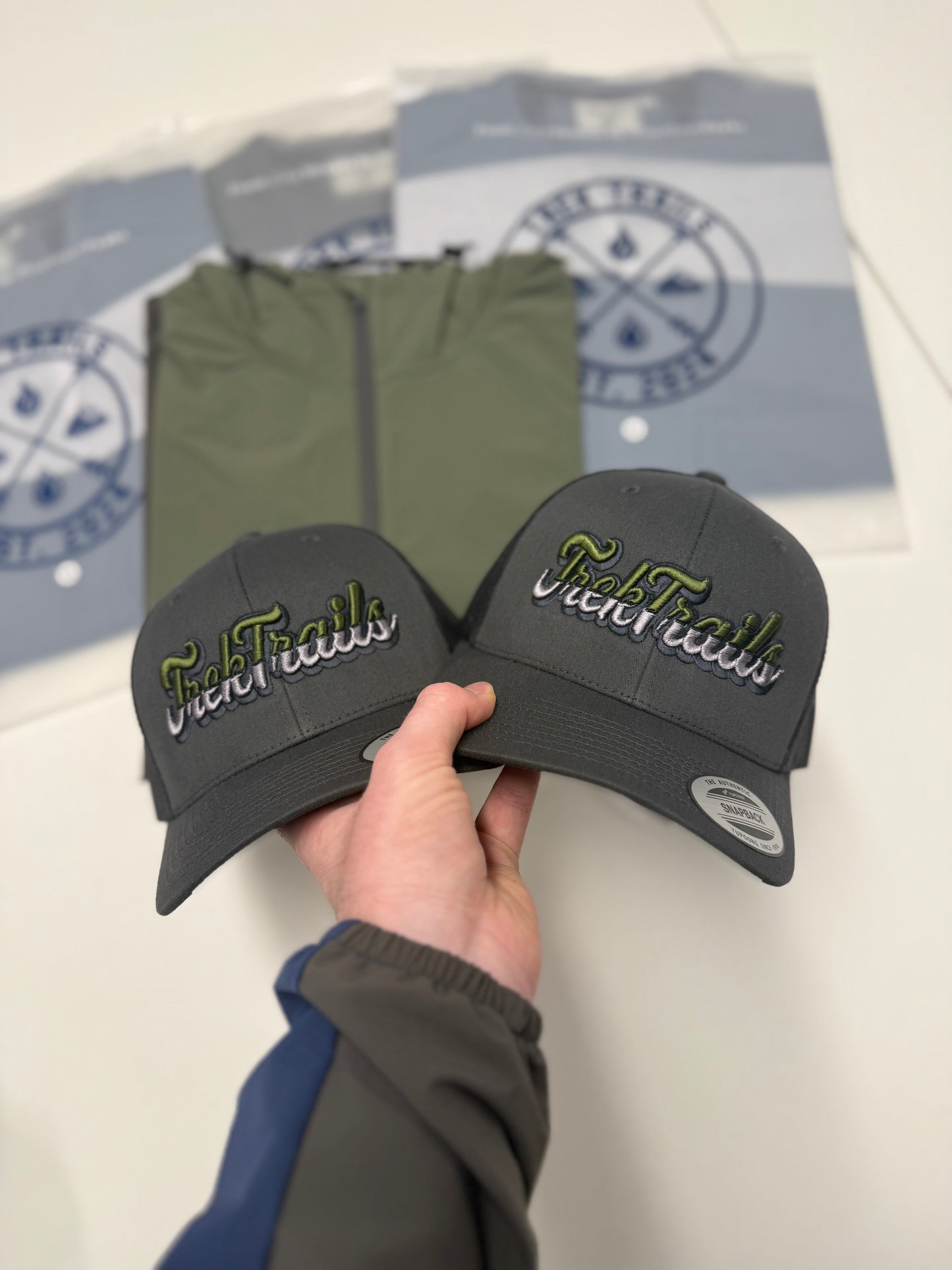 TT SnapBack Cap - Khaki /  Grey 3D Foam