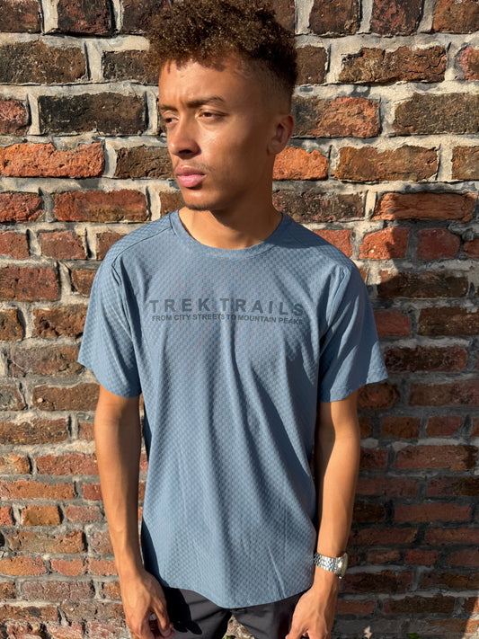 Blue Marl Trail Cool T-Shirt