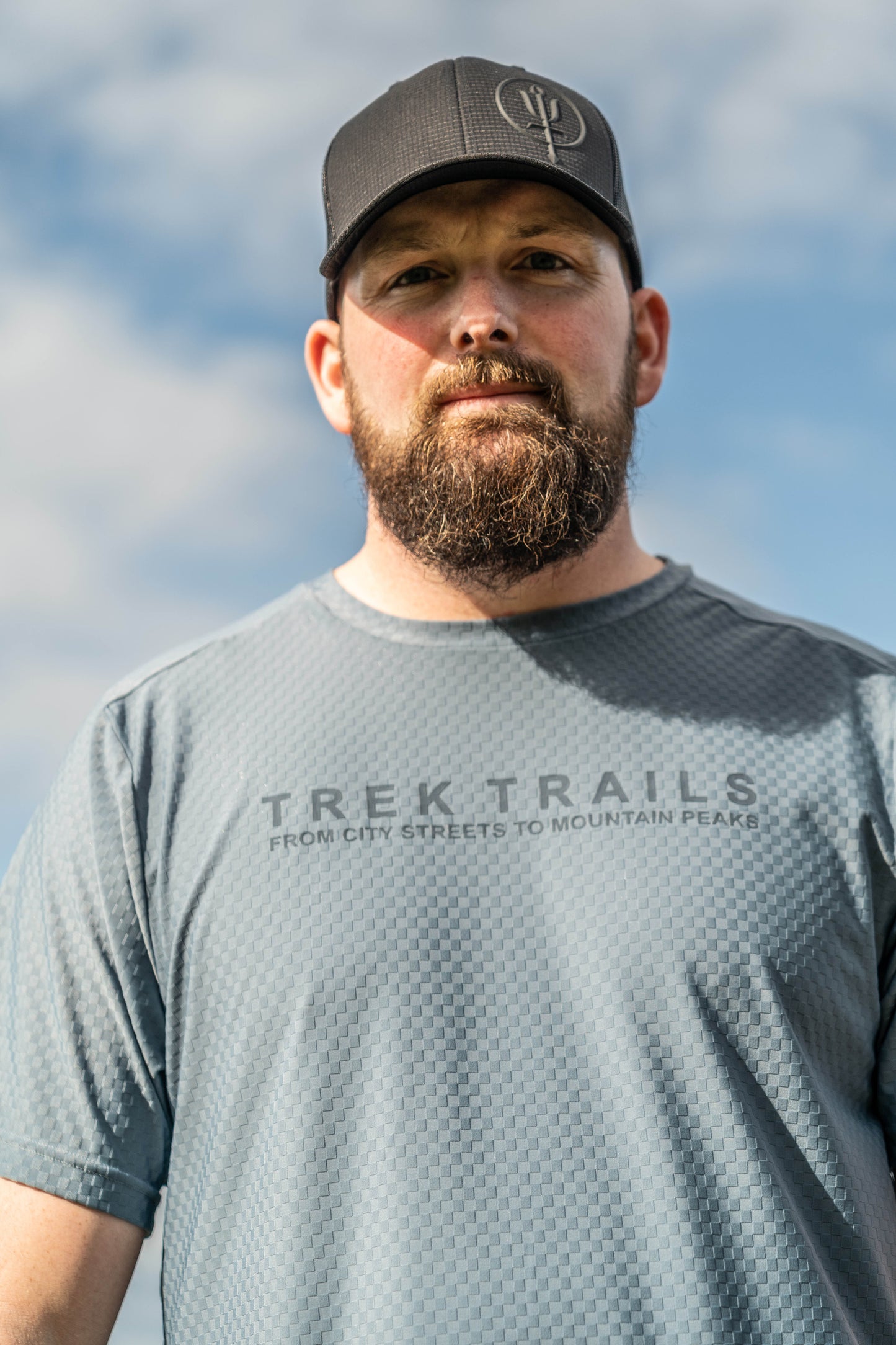 Blue Marl Trail Cool T-Shirt