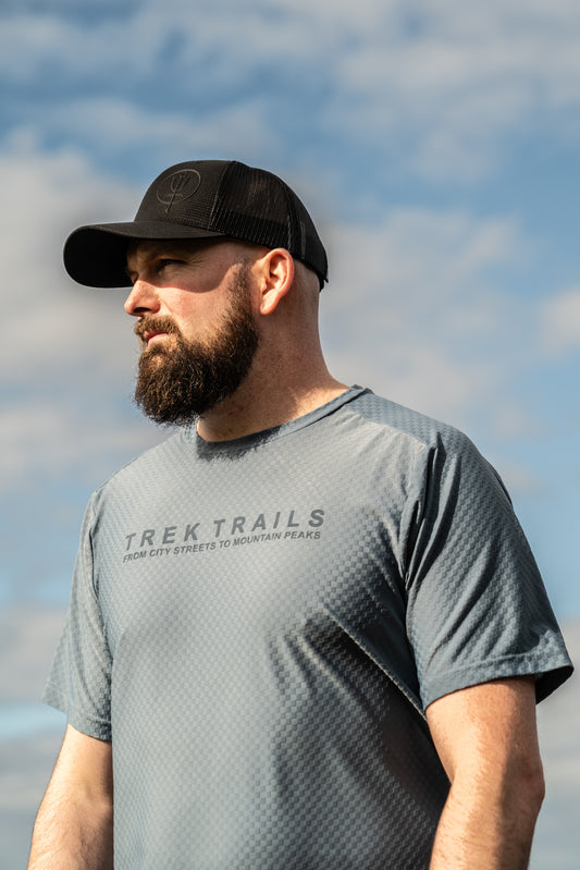 Blue Marl Trail Cool T-Shirt
