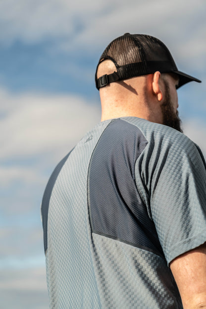 Blue Marl Trail Cool T-Shirt
